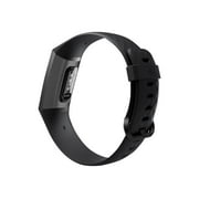 Fitbit Charge 3 - Graphite - activity tracker with sport band - black - monochrome - Bluetooth - 1.06 oz