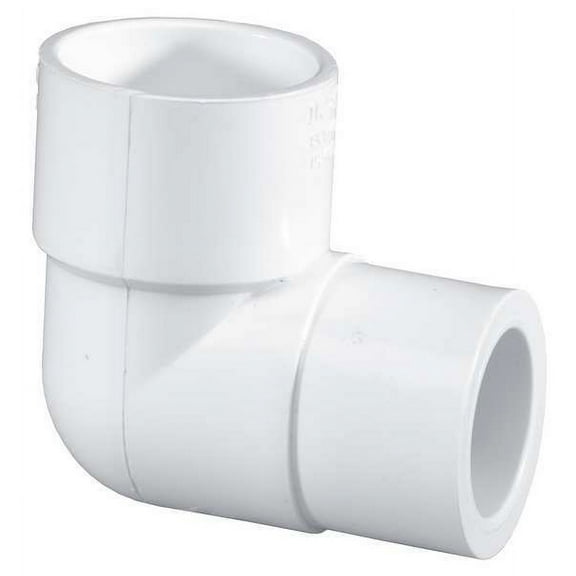 5PC ZoroSelect PVC 90 Degree Elbow, Socket x FNPT, 1-1/4 in Pipe Size