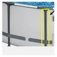 thumbnail image 2 of Replacement Gray Vertical Frame Leg Pole Bar Compatible with Steel Pro Max 15ft x 42" Round Swimming Pools Brown, 2 of 2