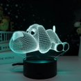 thumbnail image 1 of Unicorn (D) 3D Illusion Night Light Toys,16 Colors Change Smart Touch & Remote Control,Home Decor LED Bedside Table Desk Lamp,Christmas Birthday, 1 of 5
