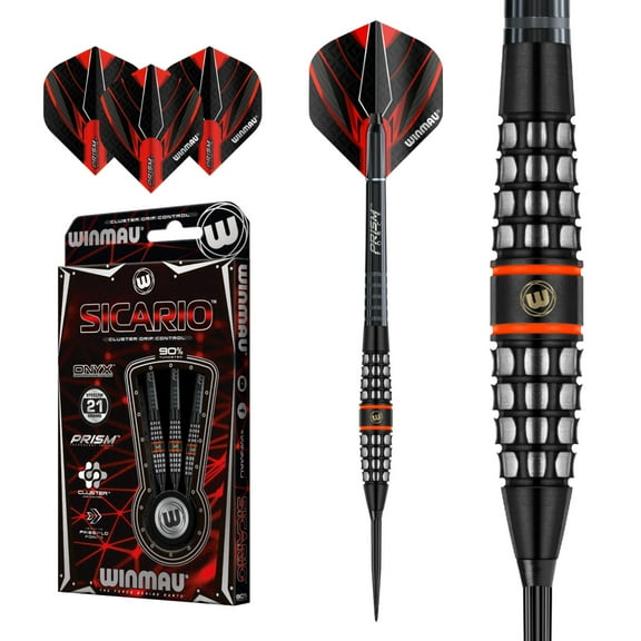 Winmau Sicario Steel Tip Darts 21g