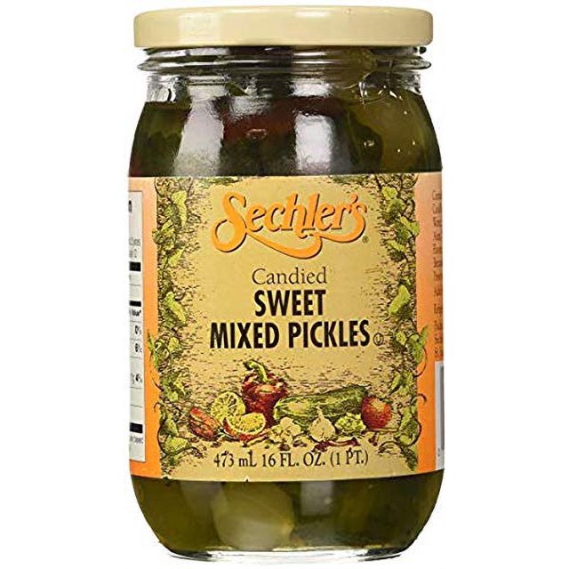 Sechler's Candied Sweet Mixed Pickles (Pack of 2)