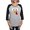 Heather/Black, variant on CafePress - Family Thanksgiving Day Turkey Face Womens Baseba - Womens Baseball Tee
