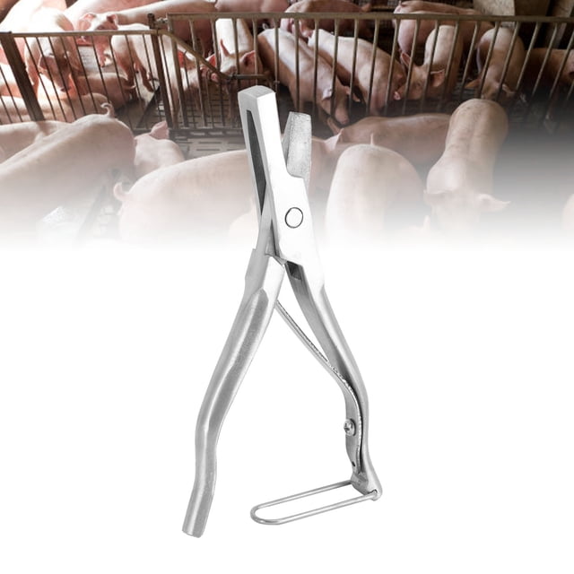 Ear Tag Plier, Stainless Steel Ear Notcher, Animal Identify Tool for Farm Animal, Easy To Use