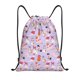 thumbnail image 1 of Fotbe Fashionable Cats Bolsa Mochila con Cordón Estampada, Bolsa de Gimnasio Deportiva, Bolsa Cinch, Bolsa con Cordón para Hombres y Mujeres-Medium, 1 of 6