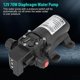 thumbnail image 2 of Bomba de agua autocebante - DC 12V 0.9Mpa 6L/Min 70W Bomba de agua de diafragma de alta presión Autocebante Hazte rico, 2 of 5