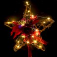 thumbnail image 1 of Halloween Hanging Ornament LED Light up Star Shape Wooden Ornament Hanging Decor, 1 of 4