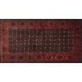 thumbnail image 1 of Ahgly Company Indoor Rectangle Traditional Saffron Red Persian Area Rugs, 7' x 9', 1 of 6