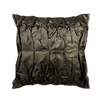 Cushion Cover For Chair, Grey Pillowcase Zipped, 12x12 inch (30x30 cm) Faux Leather & Suede Couch Pillow Cases, Pillow Covers Pintucks, Halloween Decorations - Stunning Charcoal
