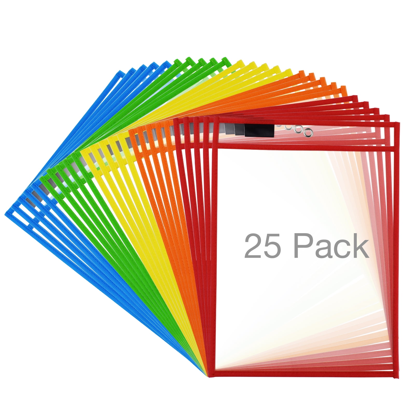 Dry Erase Pocket Sleeves, Specialist 25 Pack Dry Erase Pocket Set