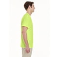 thumbnail image 4 of Gildan Hi-Vis Safety Pocket T-Shirt, Men's Work Wear, Green & Orange Mix Pack of 6, 2XL, 4 of 5