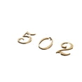 thumbnail image 4 of Fuente digital de latón para habitación de hotel, número de puerta de cobre puro, logotipo de corredor privado, tarjeta digital de cobre, 4 of 5
