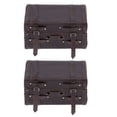 thumbnail image 1 of Miangastore 2Pcs Mini House Leather Suitcase Micro Scene Adornment Mini Furniture Model Photo Prop, 1 of 8