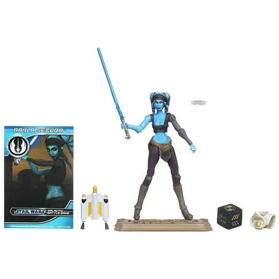 Star Wars The Clone Wars Clone Wars 2012 Aayla Secura 3.75" Action Figure #14