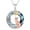 Moon Fox, variant on Mama Bear Necklace 925 Sterling Silver Mama Bear Heart Pendant Jewelry Gifts for Women Mom Mother Day