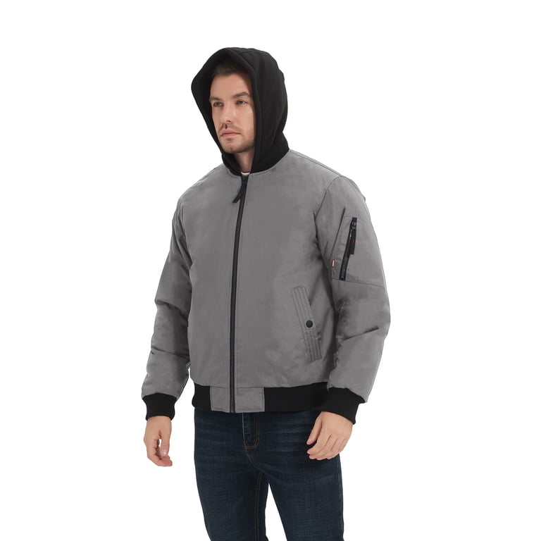 Hawke & Co. Men's Stanton Hooded Bomber Jacket photo 3