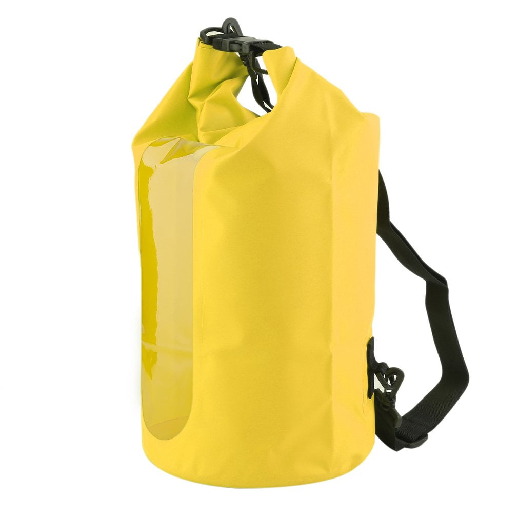 20L Waterproof Dry Bag Roll Top Survival Sack Kit Dry Gear Bag For Fishing Boating Hiking Camping Equipment(Yellow) by RANGE