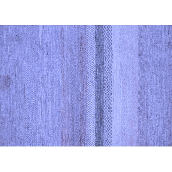 Ahgly Company Machine Washable Indoor Rectangle Abstract Blue Modern Area Rugs, 5' x 8'