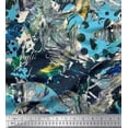 thumbnail image 1 of Soimoi Cotton Cambric Fabric Animals & Texture Print Fabric by The Yard 42 Inch Wide, 1 of 3