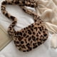 thumbnail image 1 of Bolsa cruzado de felpa para mujer, bandolera con estampado de animales de leopardo para mujer Ndcxsfigh Para Estrenar, 1 of 9