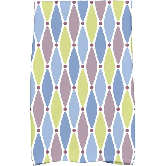 Simply Daisy 18" x 30" Wavy Splash Geometric Print Kitchen Towel