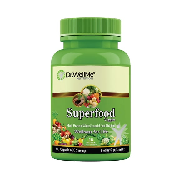 DR WELLME NUTRITION SuperFood Veggie Capsules