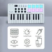 M-VAVE 25-Key MIDI Control Keyboard Mini Portable USB Keyboard MIDI Controller with 25 Velocity Sensitive Keys 8 RGB Backlit Pads 8 Knobs