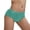 Dark Green, variant on Xijirk Women's Mid Waist Brief Panties Fine Ribbed Textured Knit Underwear with Flat Elastic Waist Band for Daily Casual Wear,Black,S