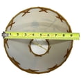 thumbnail image 7 of Rustic Oiled Paper Clip-On Lamp Shade with Pine Cone Design - 9", 7 of 7