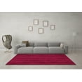 thumbnail image 3 of Ahgly Company Indoor Square Abstract Pink Contemporary Area Rugs, 4' Square, 3 of 4