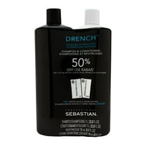 Sebastian Drench Moisturizing Shampoo and Conditioner Liter Duo  33.8 oz