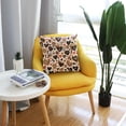 thumbnail image 6 of Leopard Print Heart Pillow Covers Soft Crystal Velvet Decor Giftsative Cushion Covers Square Throw Pillow Covers Home Decor Gifts for Sofa, 20×20 Inch, 6 of 7