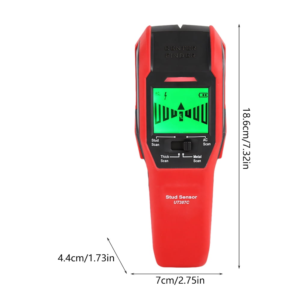 CEORPER Portable Wire Pipe Detector Wood Metal Detector with LED Indicator Buzzer