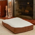 thumbnail image 5 of Happy Hounds Buster Sherpa Rectangle Pillow Style Dog Bed, Latte, Small (36 x 24 in.), 5 of 8