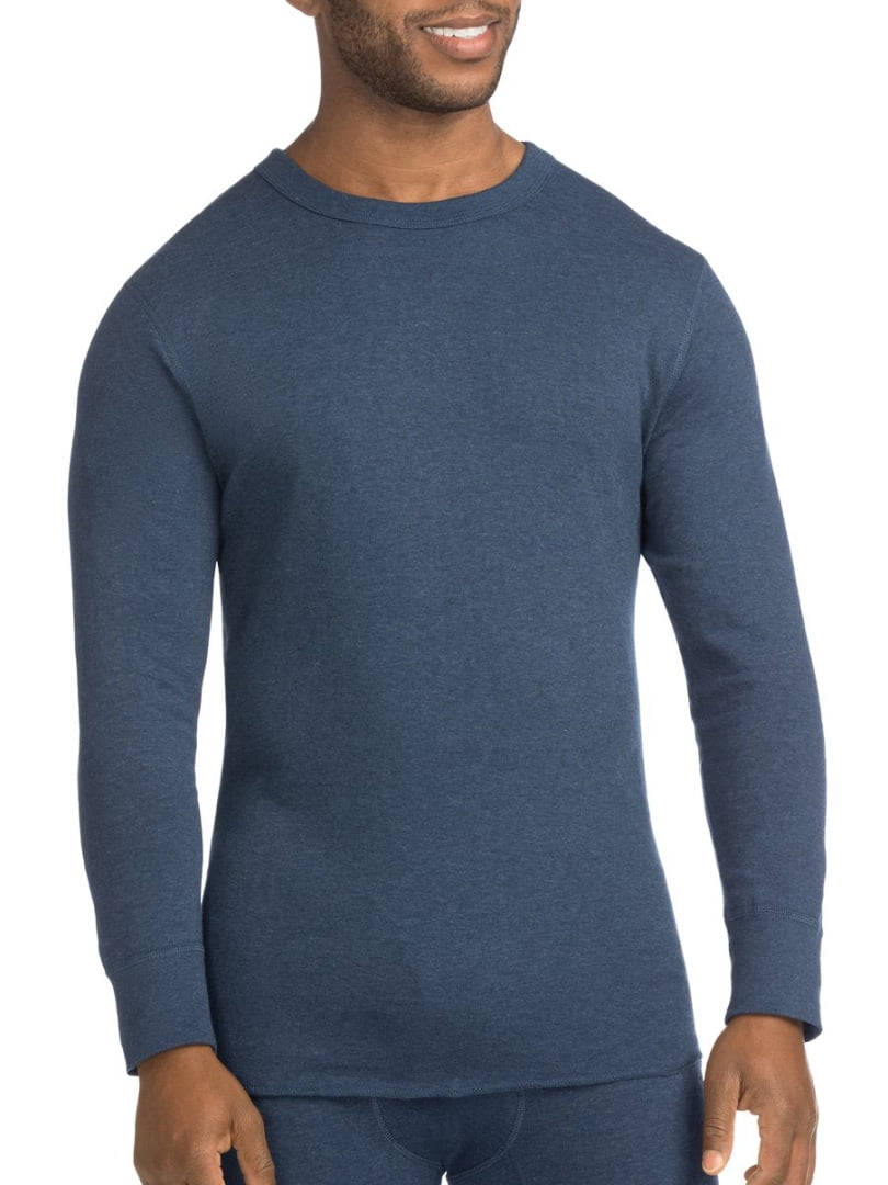 Duofold by Champion Originals Wool-Blend Mens Thermal Shirt/_Blue Jean
