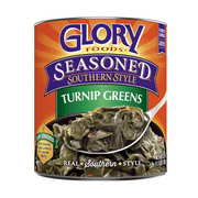 Glory Foods Canned Seasoned Turnip Greens, 27 oz Can