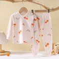 thumbnail image 2 of masbird Pajamas For Kids Little Girls Boys Pajamas Cute Graphic Cotton 2 Piece Train Toddler Sleepwear Fall Winter Clothes Set for 6-24 Months 2t 3t 4t 5t 6t 7t 8t 9t(Watermelon Red,6-7 Y), 2 of 5