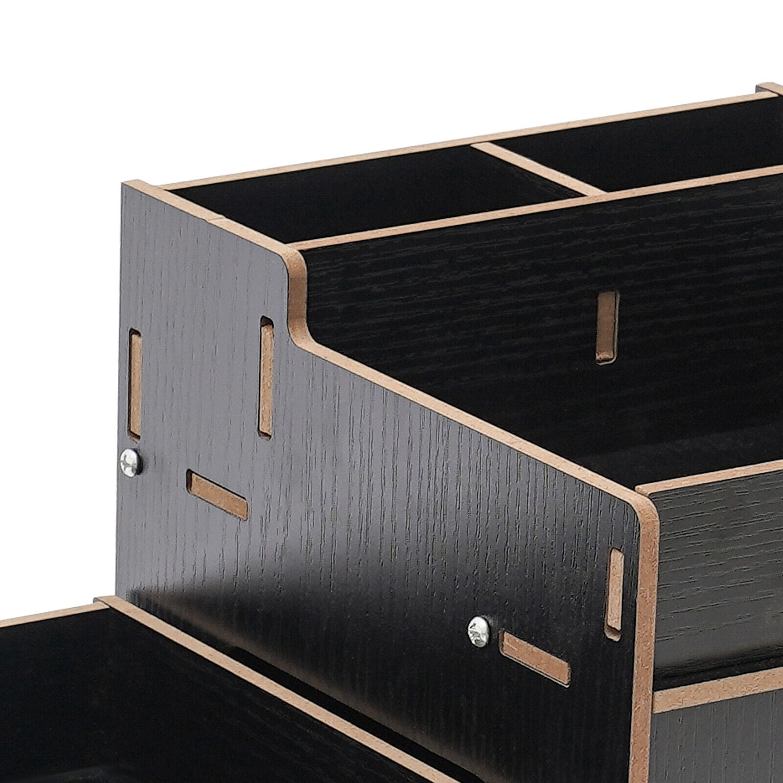 Tabletop Computer Monitor Riser Desktop Monitor Stand Monitor Stand Organizer with Drawer Black