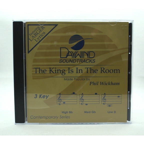 The King Is In The Room Made Popular by Phil Wickham NEW CD Accompaniment
