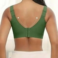 thumbnail image 3 of DuoJiaJ Bra for Women Wireless Everyday Bra with Adjustable Straps Green, 3 of 3
