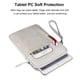 thumbnail image 3 of Injueey Funda para tableta, funda portátil a prueba de polvo, impermeable, organizador de bolígrafo y ratón, reemplazo de bolsillo para de Cables de computadora Gris claro, 3 of 6