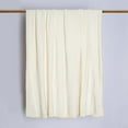 thumbnail image 5 of Quality Home Shiny Chenille Throw Blanket-80" White, 5 of 5