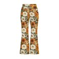 thumbnail image 5 of DISNIMO Yellow Sunflower Flare Leggings Kids Dance Flare Leggings Girls Yoga Pants Size 9-10 Bell Bottoms Leggings for Girls Workout Dancing Yoga Bell Bottoms Leggings, 5 of 7