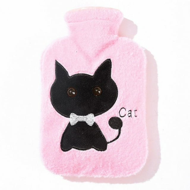 Fiudx Bolsa de Agua Caliente, Funda Suave para Chaqueta, Guantes Cálidos para El Invierno, Alivia El Dolor Menstrual y El Estrés Muscular, Ayuda para Dormir y Relajarse, Tamaño 28 X 19 Cm.