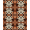 Brown Multi, Pattern 4, variant on ODIKA 8'x10' Washable Area Rug Cow Patches Fake That Feel Placemats Mini Table Print Spotted Playful Expressive for Dining Room, Large Office, Lounge, Non-Slip Chair-Friendly Mat