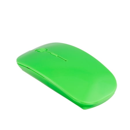 Wireless 2.4G Wireless Mouse Portable Ultra-thin Mute Mouse 4 Keys Wireless Optical Mouse 1600DPI For Desktop Computer Laptop White