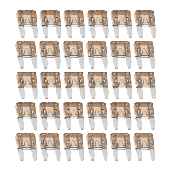 Unique Bargains 30pcs Small Blade Style Fuses 7.5A Blade Style Fuses Replacement for Automotive Car Boat Truck SUV