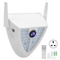 thumbnail image 1 of Cámara WiFi 1080P 44 luces Monitor de patio Audio bidireccional Visión nocturna a todo color IP65 Resistente al agua 100-240 V (enchufe del Reino Unido), 1 of 10