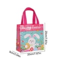 thumbnail image 3 of Anhility 12Pcs Easter Gift Bags Multicolor Bunny and Eggs Treat Tote Bags with Handles Egg Hunt Bag for Snack Candy Treat Party Favor Spring Birthday Party Supplies, 7.87x7.87x3.54in, 3 of 6