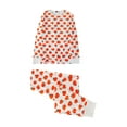 thumbnail image 3 of Bowanadacles Family Halloween Costumes Nightwear Outfits Pajamas Fruit Print Sleepwear Set, 3 of 4
